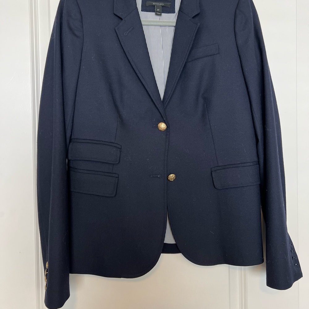JCREW WOMENS SCHOOLBOY BLAZER 8T NAVY